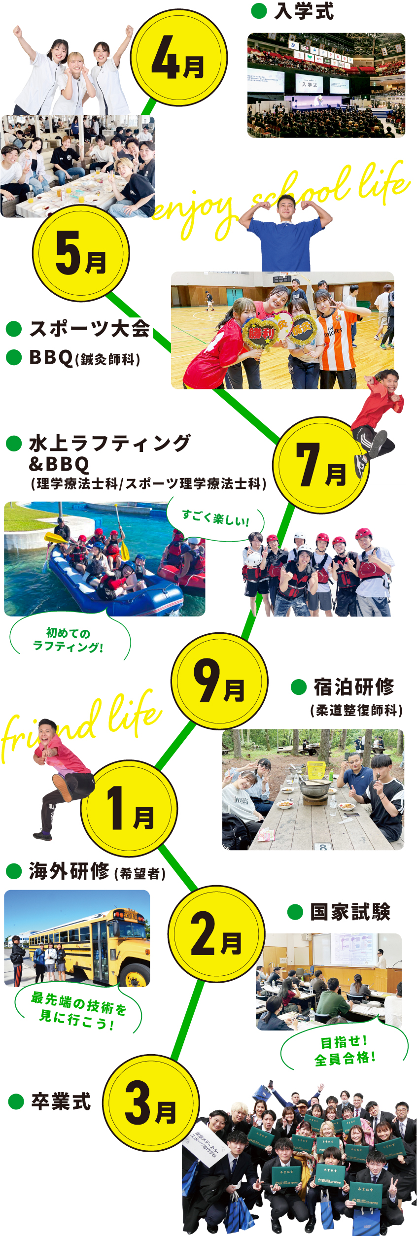 学校イベントスケジュール